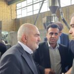 بازدید استاندار محترم خورستان جناب آقای دکتر موالی زاده از شرکت کارخانه صنعت پلیمر اهواز